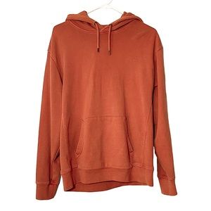 J. Crew Vintage Fleece Salmon Pink Men's Hoodie Size Medium